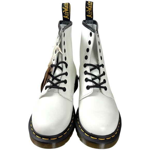 Dr. Martens 1460 Smooth Leather Lace up Boots Ladies Size 6 NWT NEW Combat Punk - Picture 7 of 16